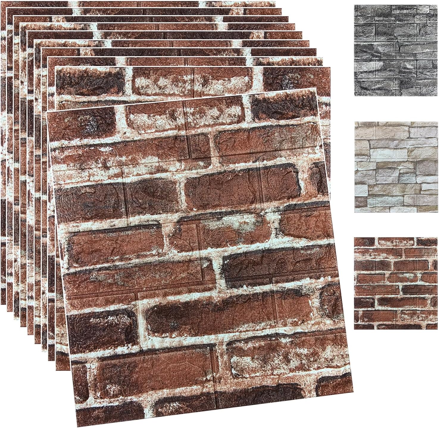 Rock Color Foam Brick Panels - Image 8