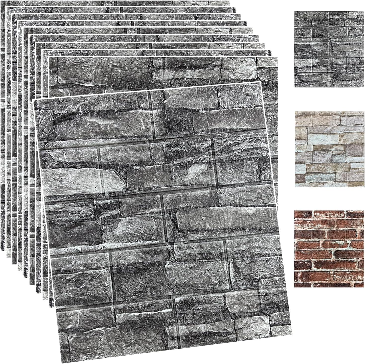 Rock Color Foam Brick Panels - Image 10