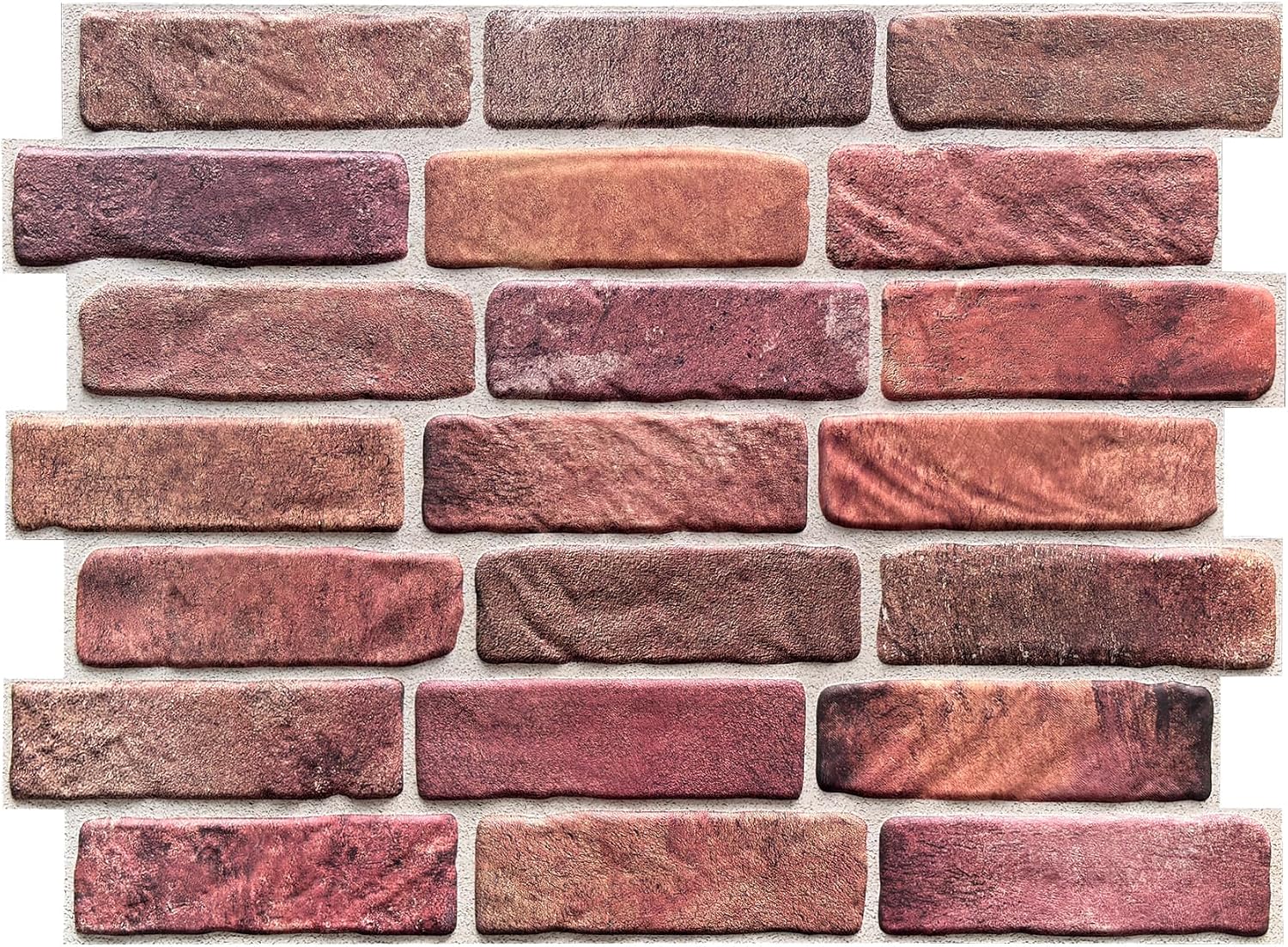 Red Brick Faux Wall Panels - 10-Pack - Image 8
