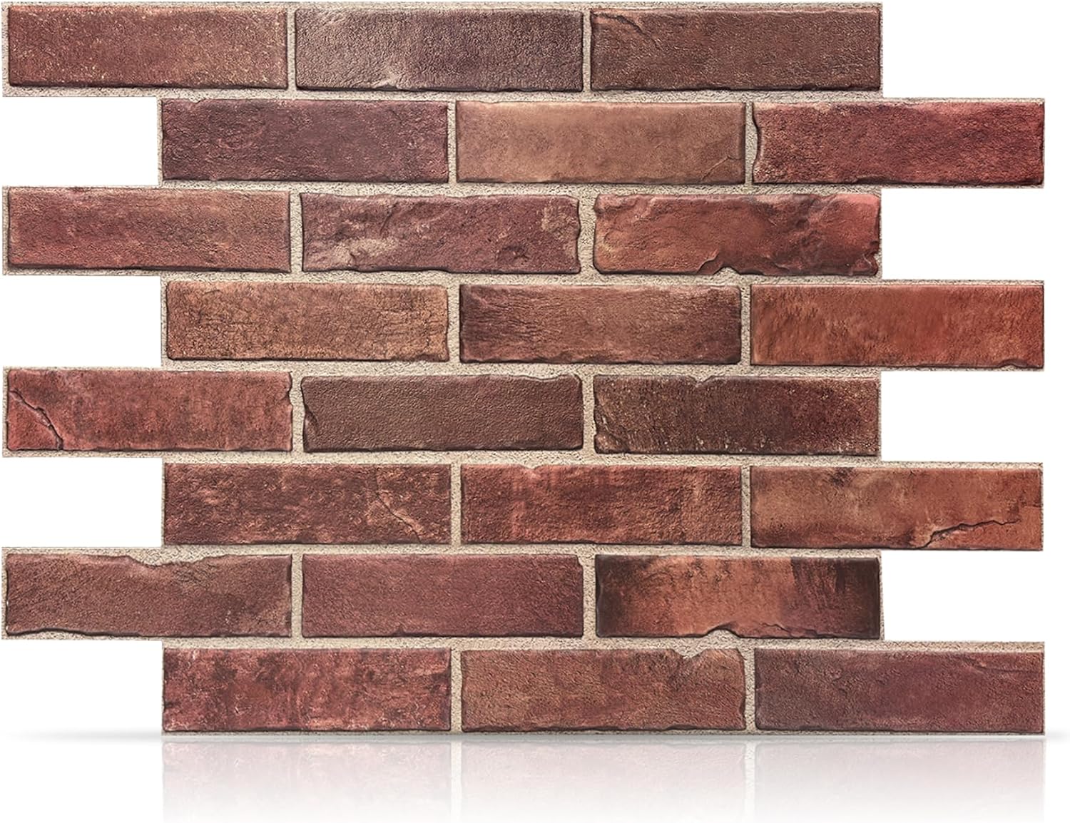 Red Brick Faux Wall Panels - 10-Pack - Image 10