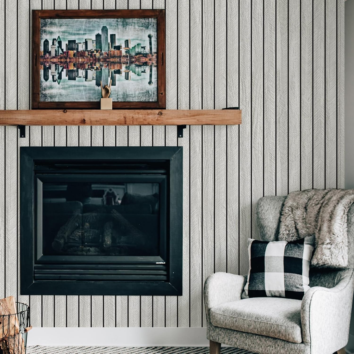 Faux Wood Grain Wall Panels - Image 7