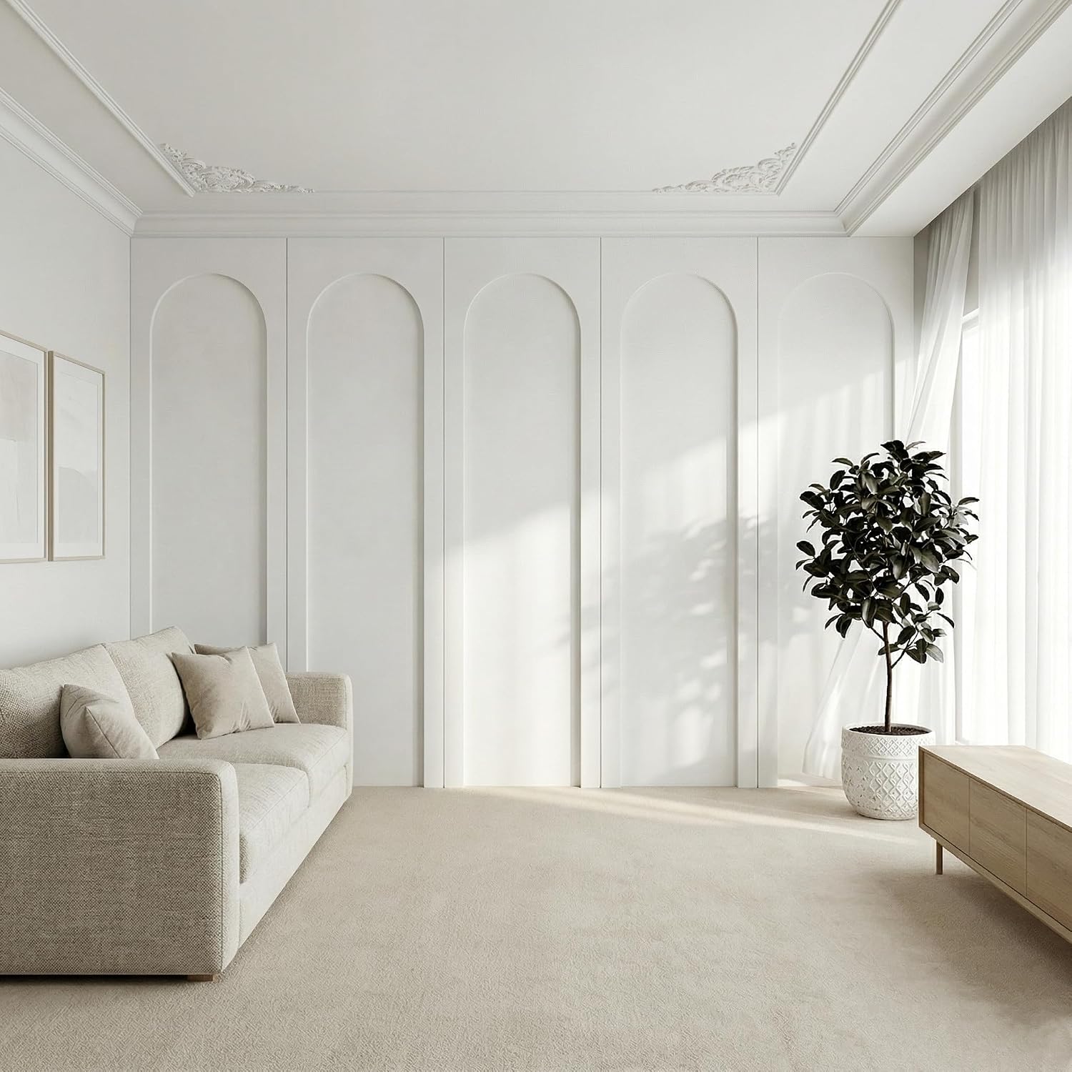4-set MDF arch molding