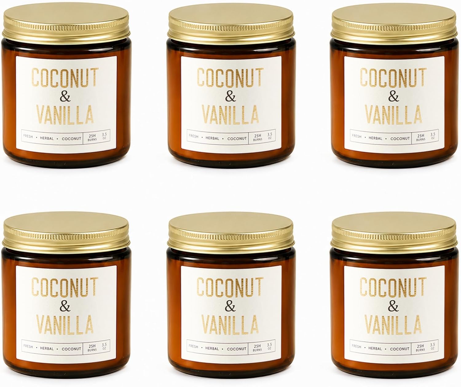 Amber Jar Soy Candles Gift Set - Image 11