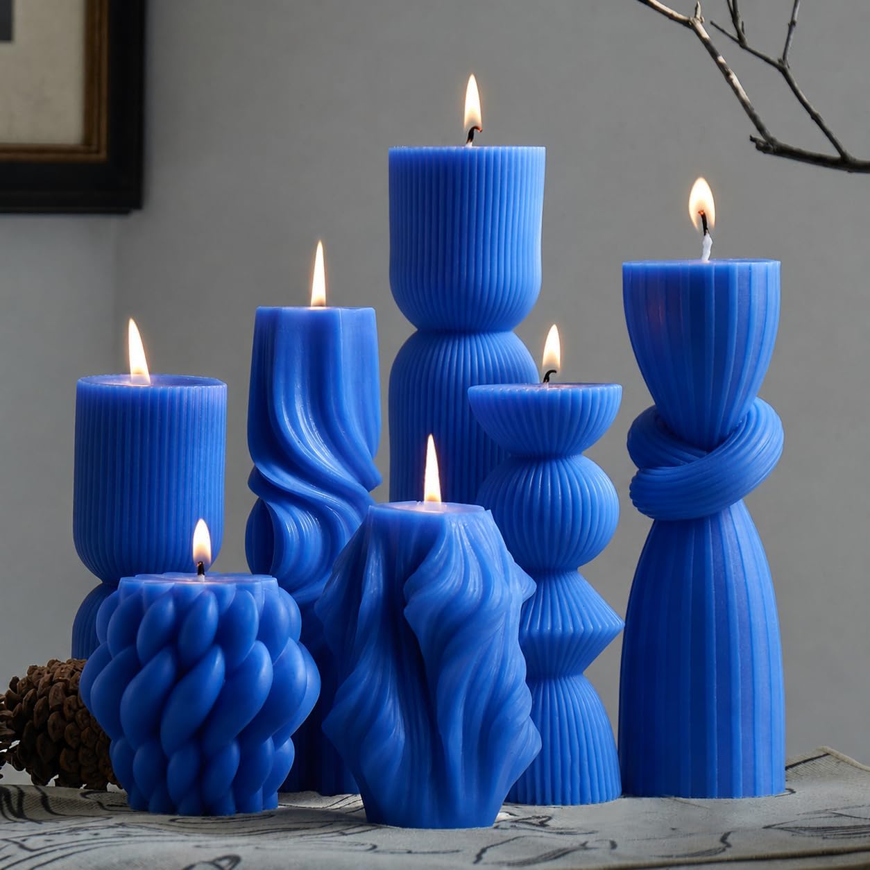 White Soy Wax Pillar Candles - Image 10
