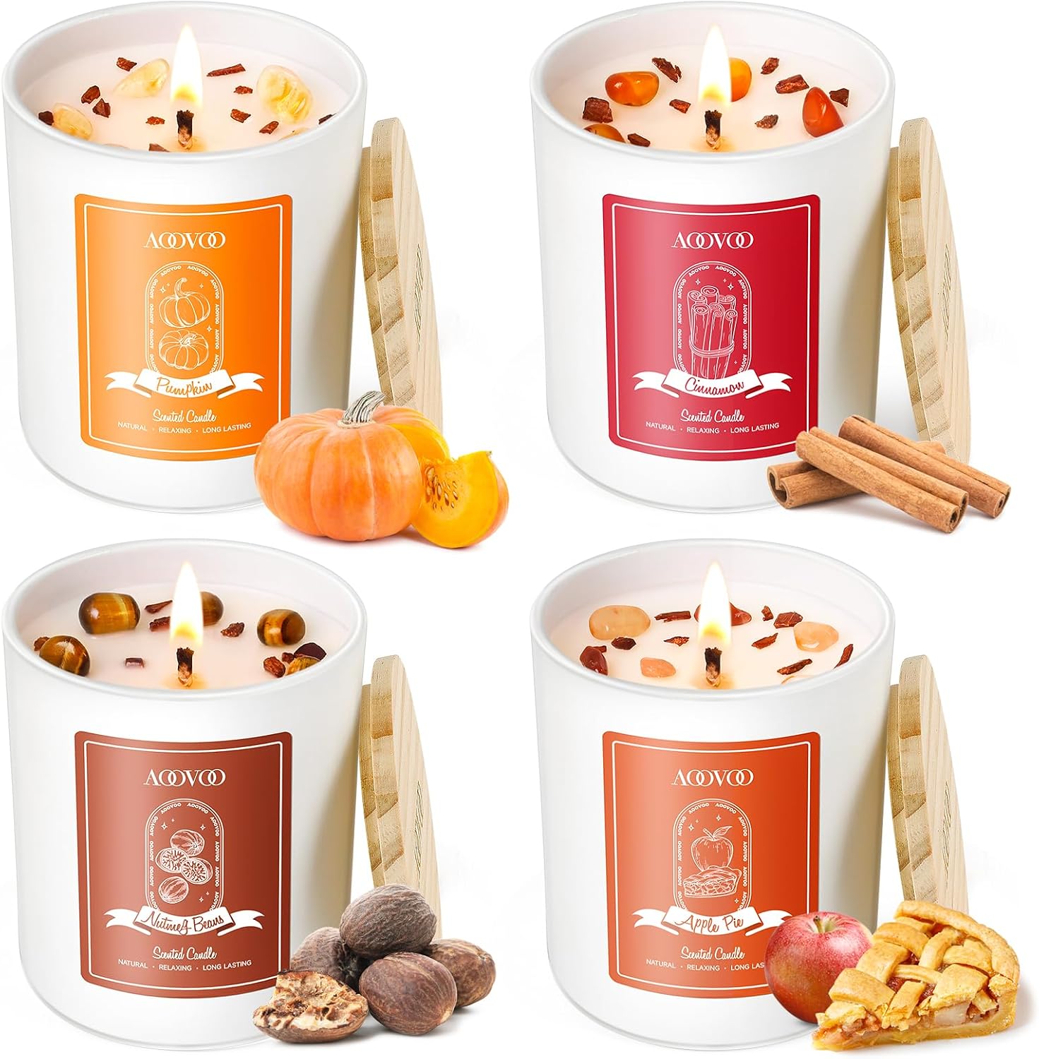 Lavender Scented Soy Wax Candles - 4-Pack - Image 22