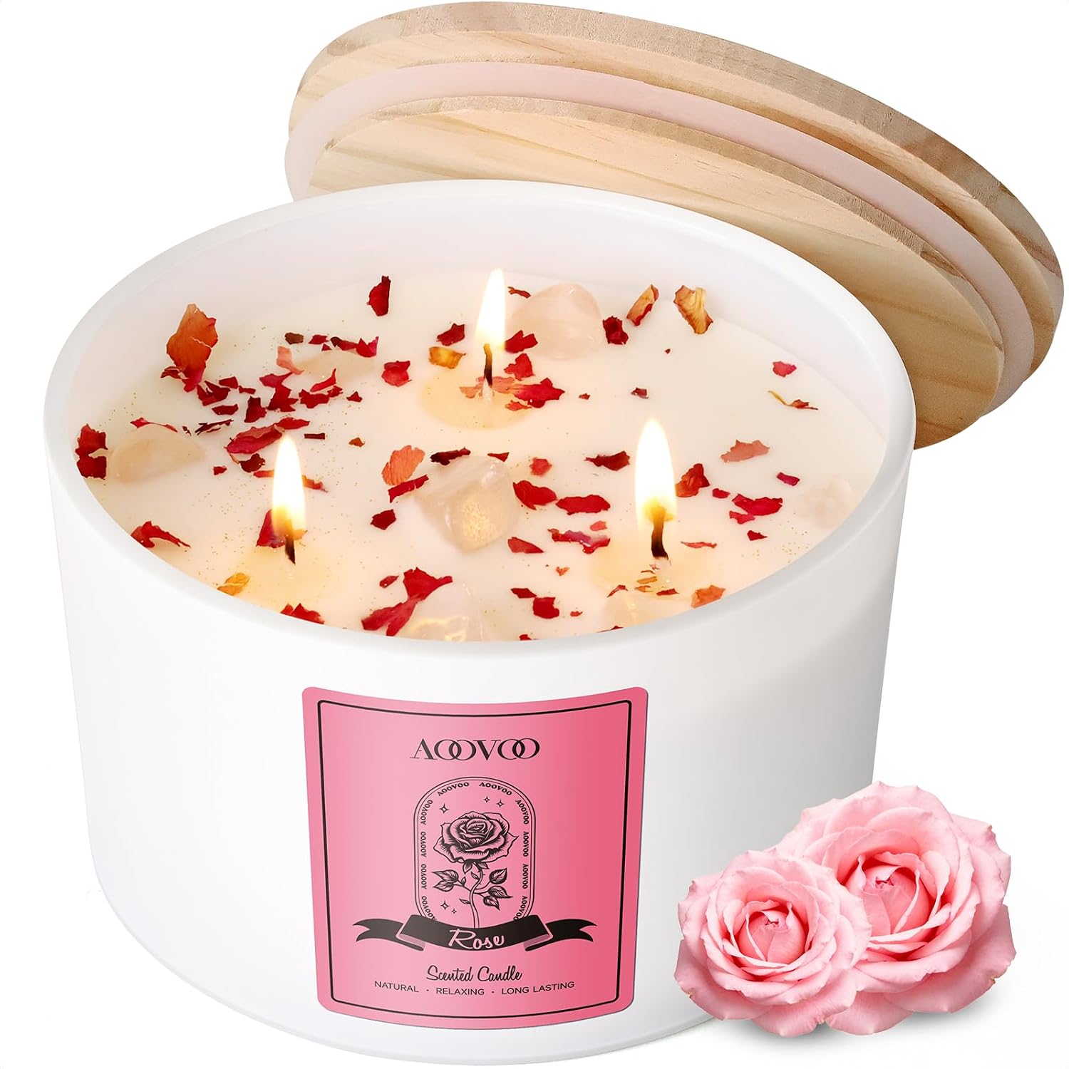 Lavender Scented Soy Wax Candles - 4-Pack - Image 17