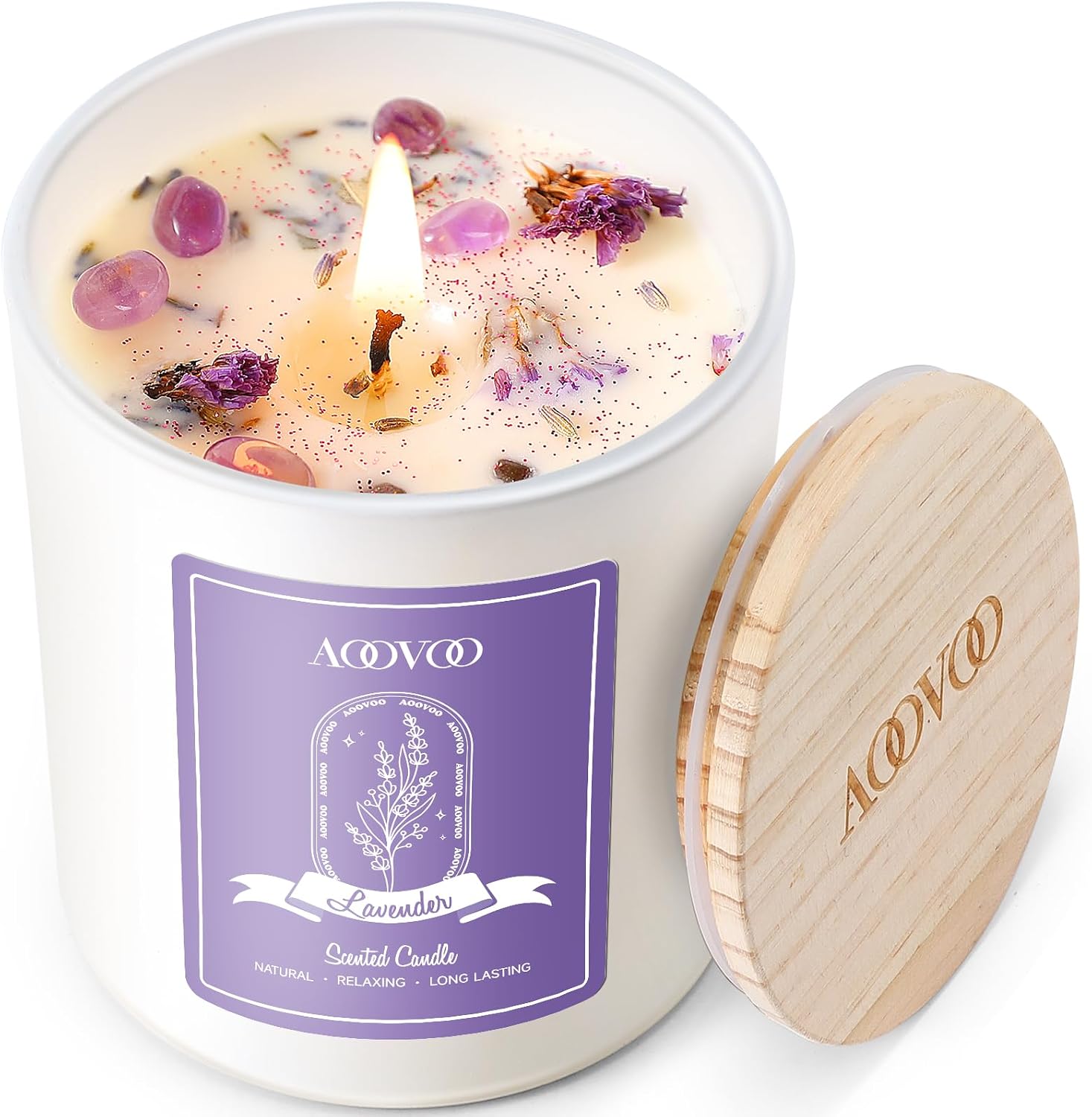 Lavender Scented Soy Wax Candles - 4-Pack - Image 11