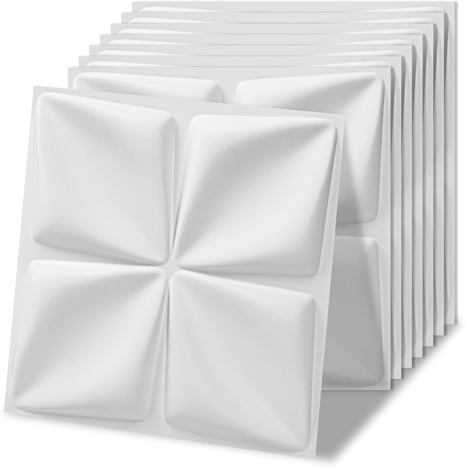 black PVC 3D wall panels - 20-Pack - Image 10
