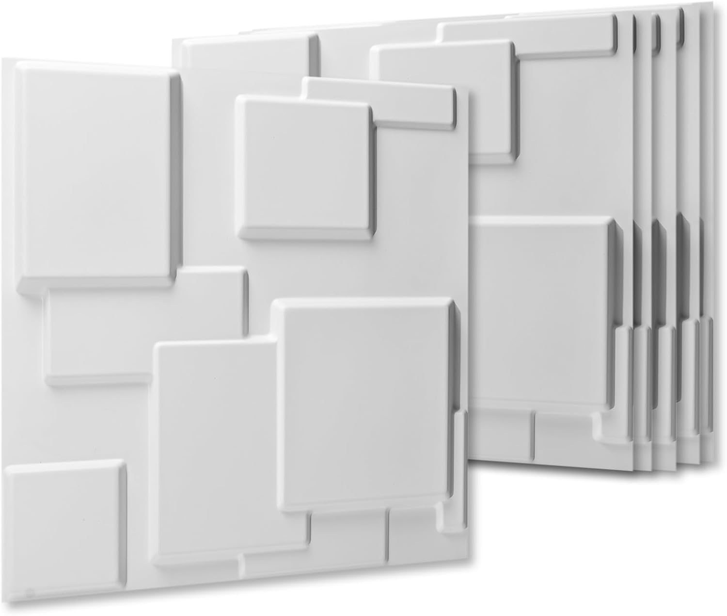black PVC 3D wall panels - 20-Pack - Image 9