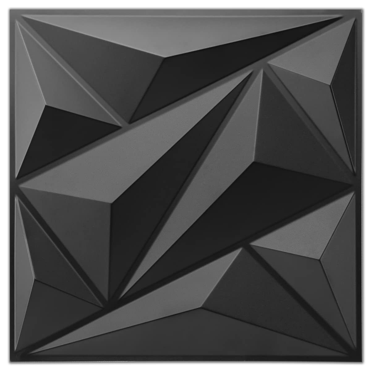 Black Diamond 3d Wall Panels - 33-Pack