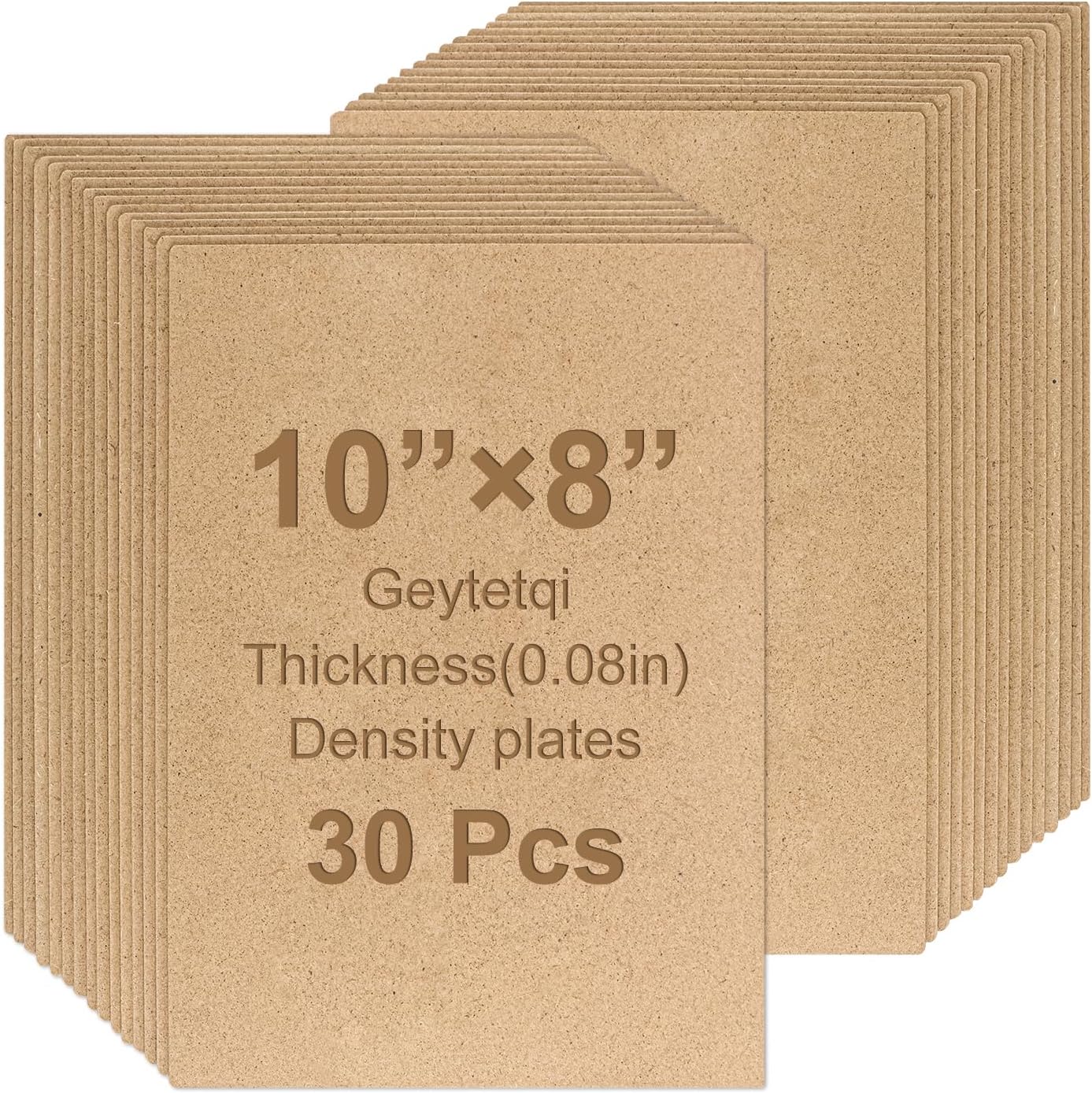 16-Pack MDF Wood Panels for Crafts - Image 8