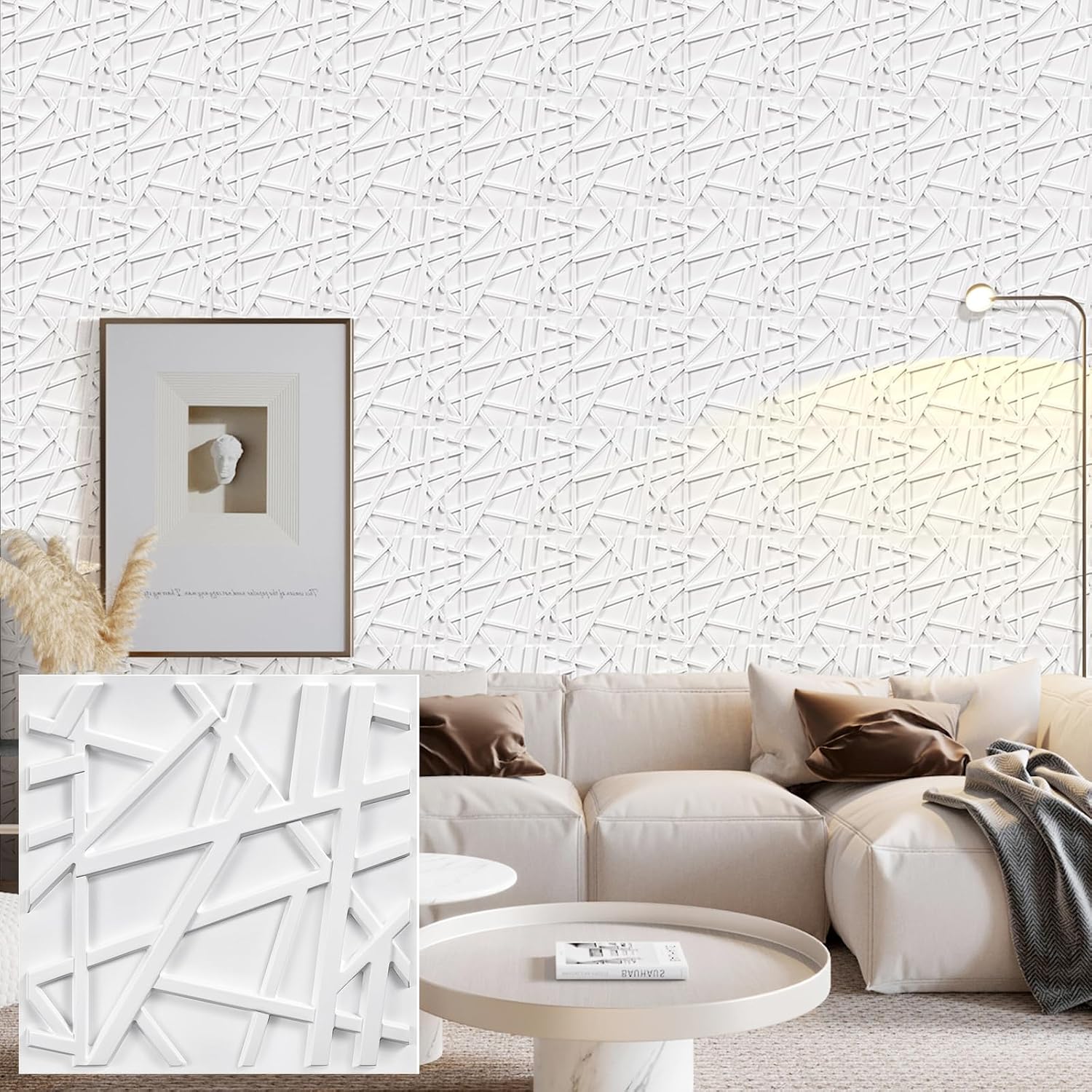 pack black PVC 3D wall panels - 30 - Image 24