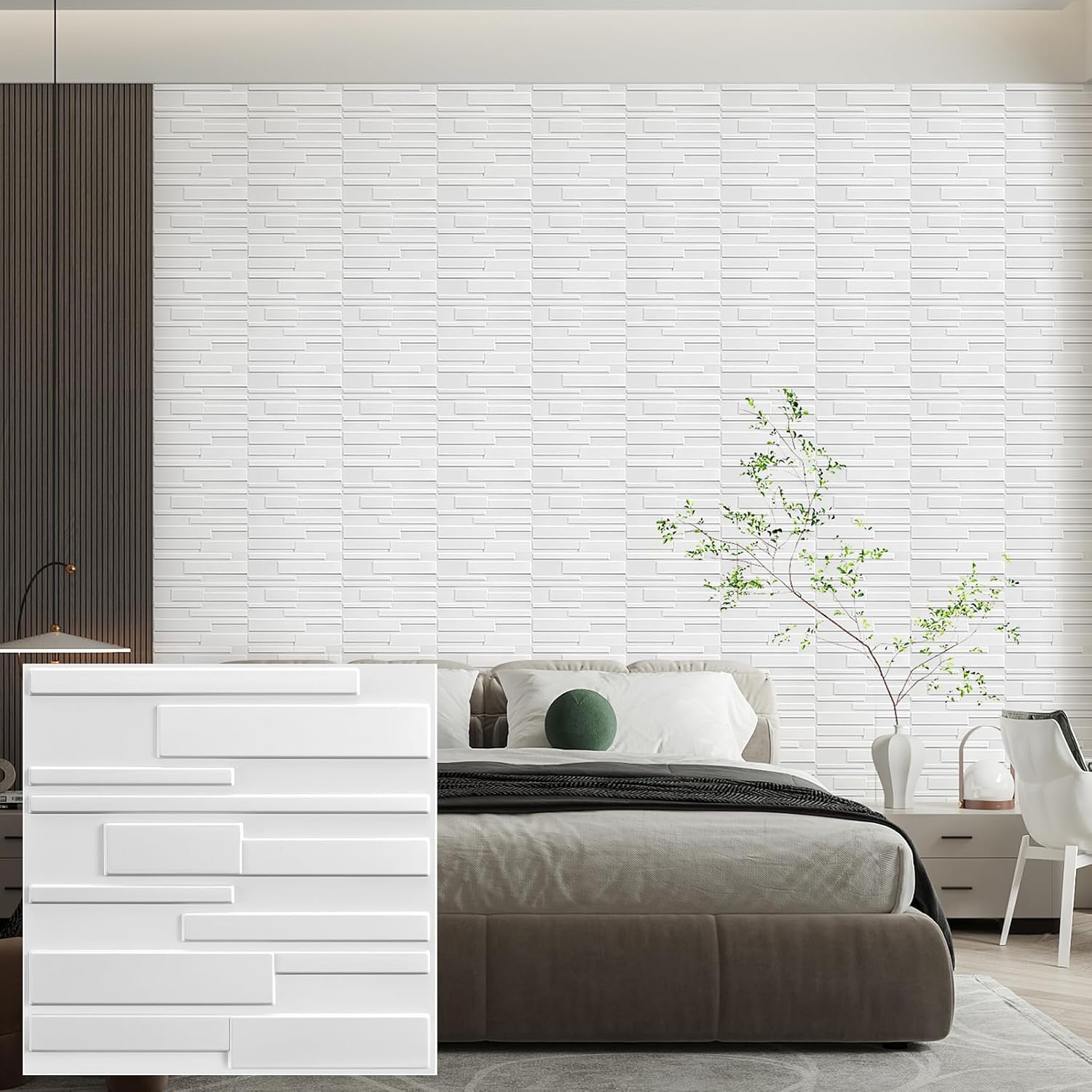 pack black PVC 3D wall panels - 30 - Image 27