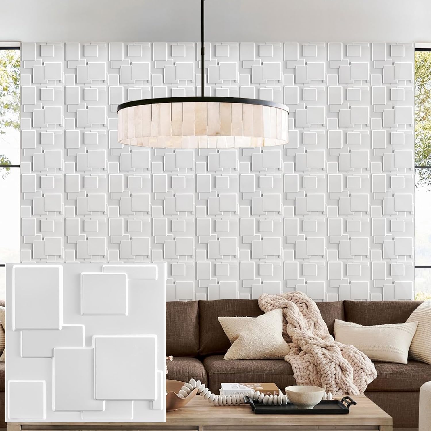 pack black PVC 3D wall panels - 30 - Image 18