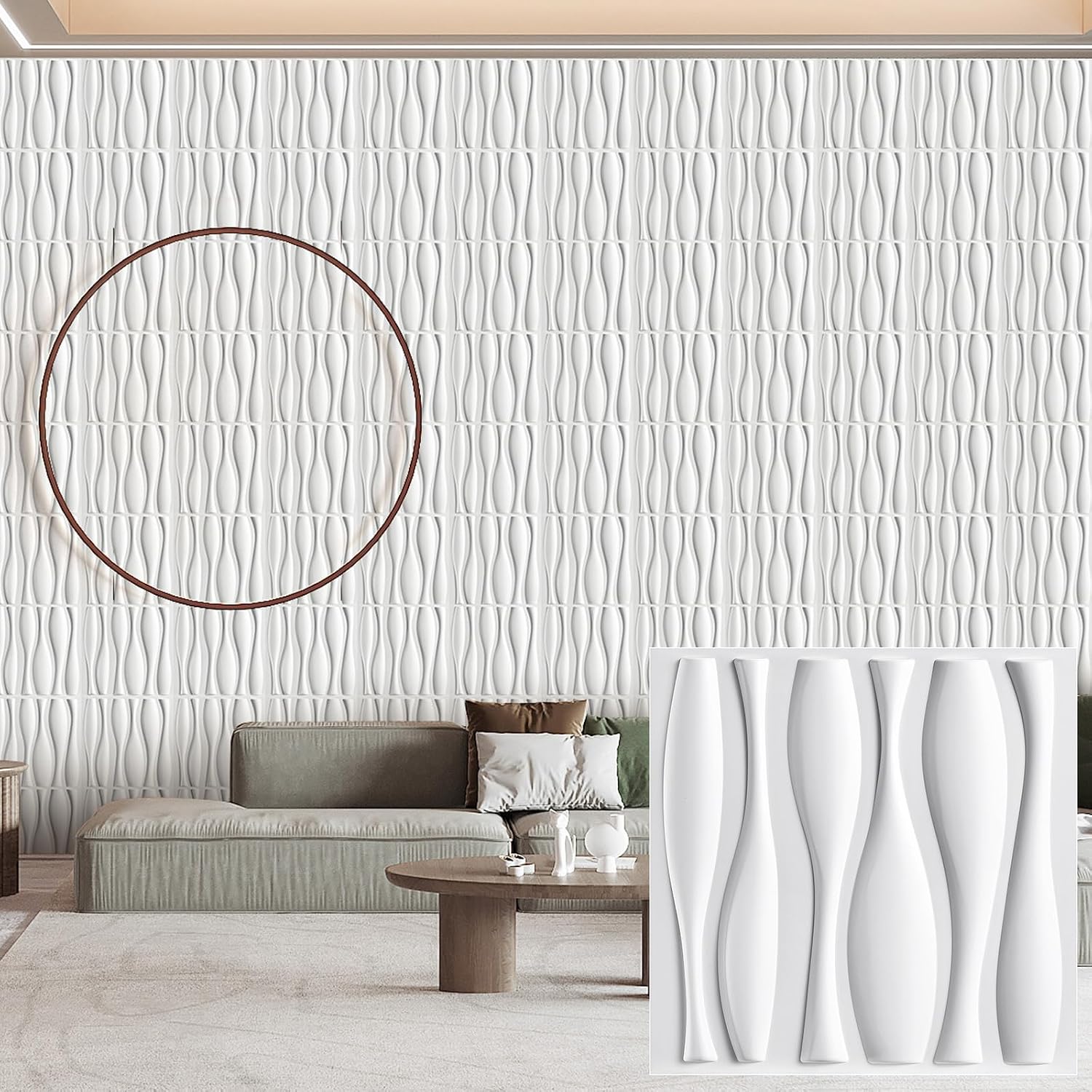 pack black PVC 3D wall panels - 30 - Image 23