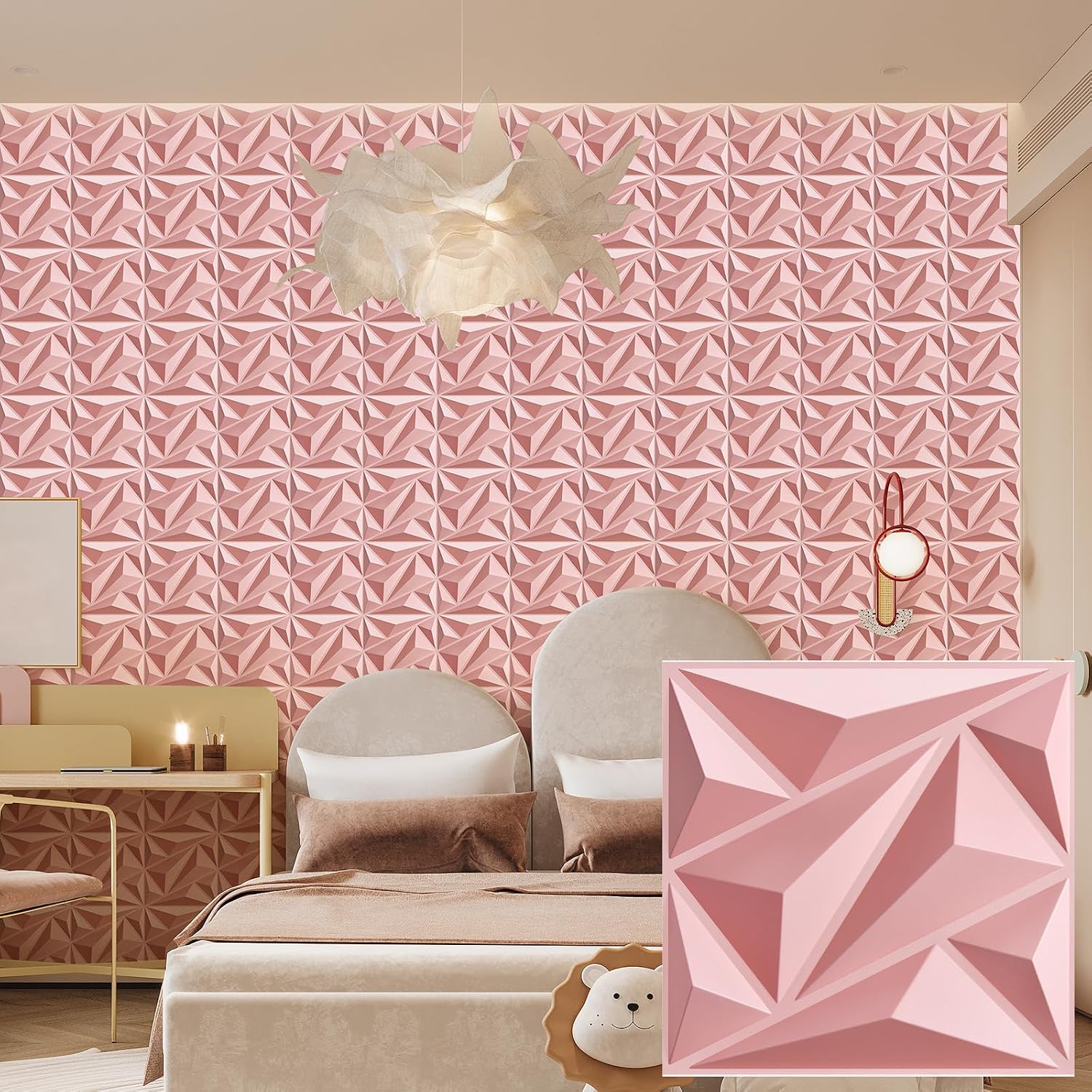 pack black PVC 3D wall panels - 30 - Image 30
