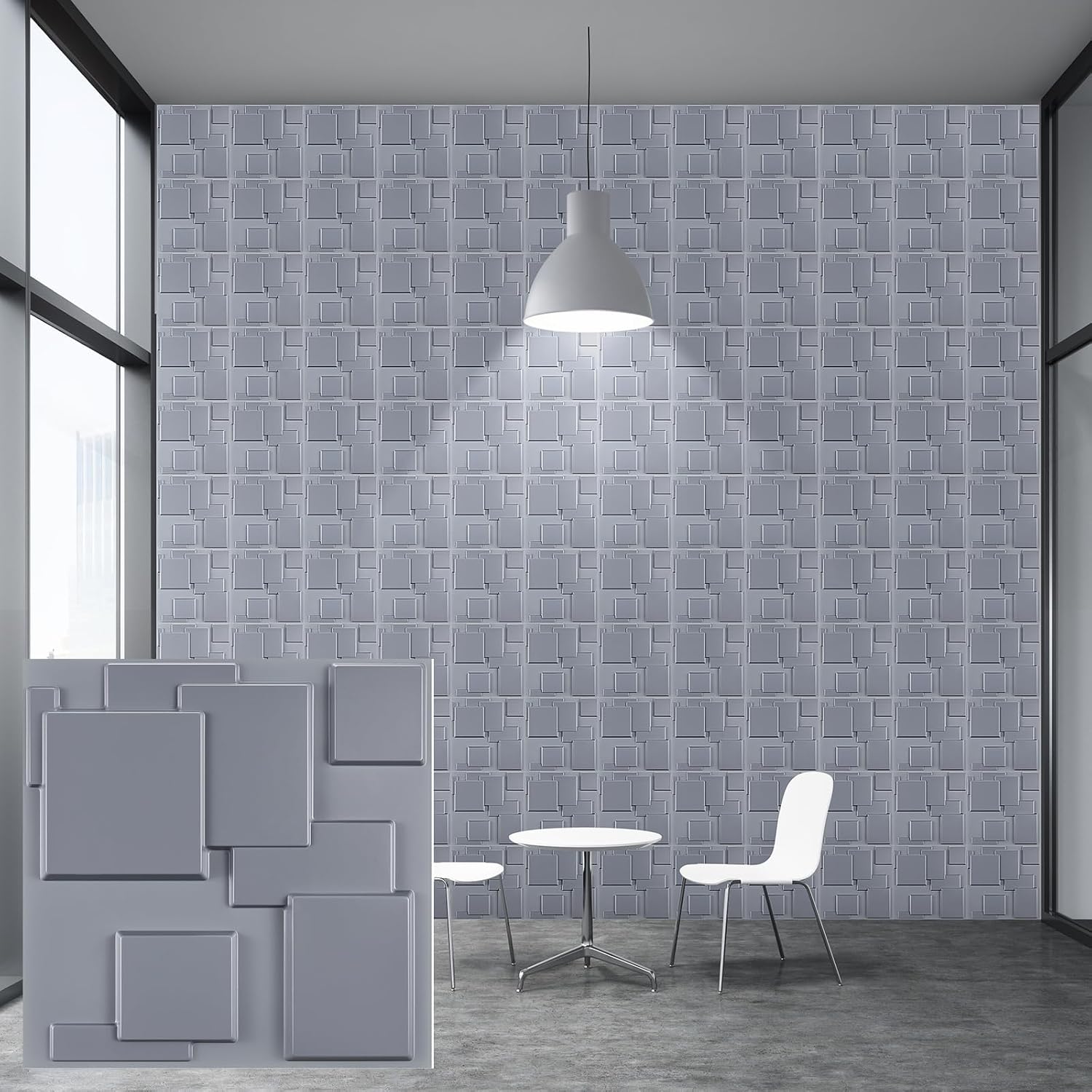 pack black PVC 3D wall panels - 30 - Image 33