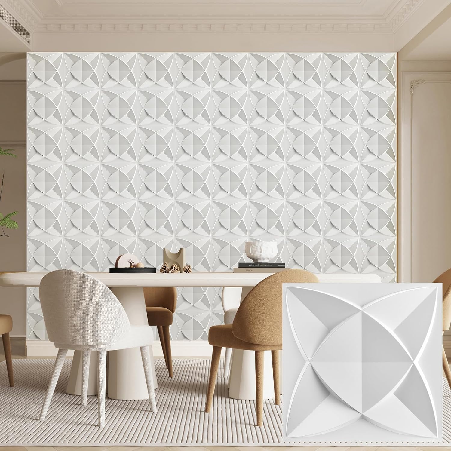 pack black PVC 3D wall panels - 30 - Image 17