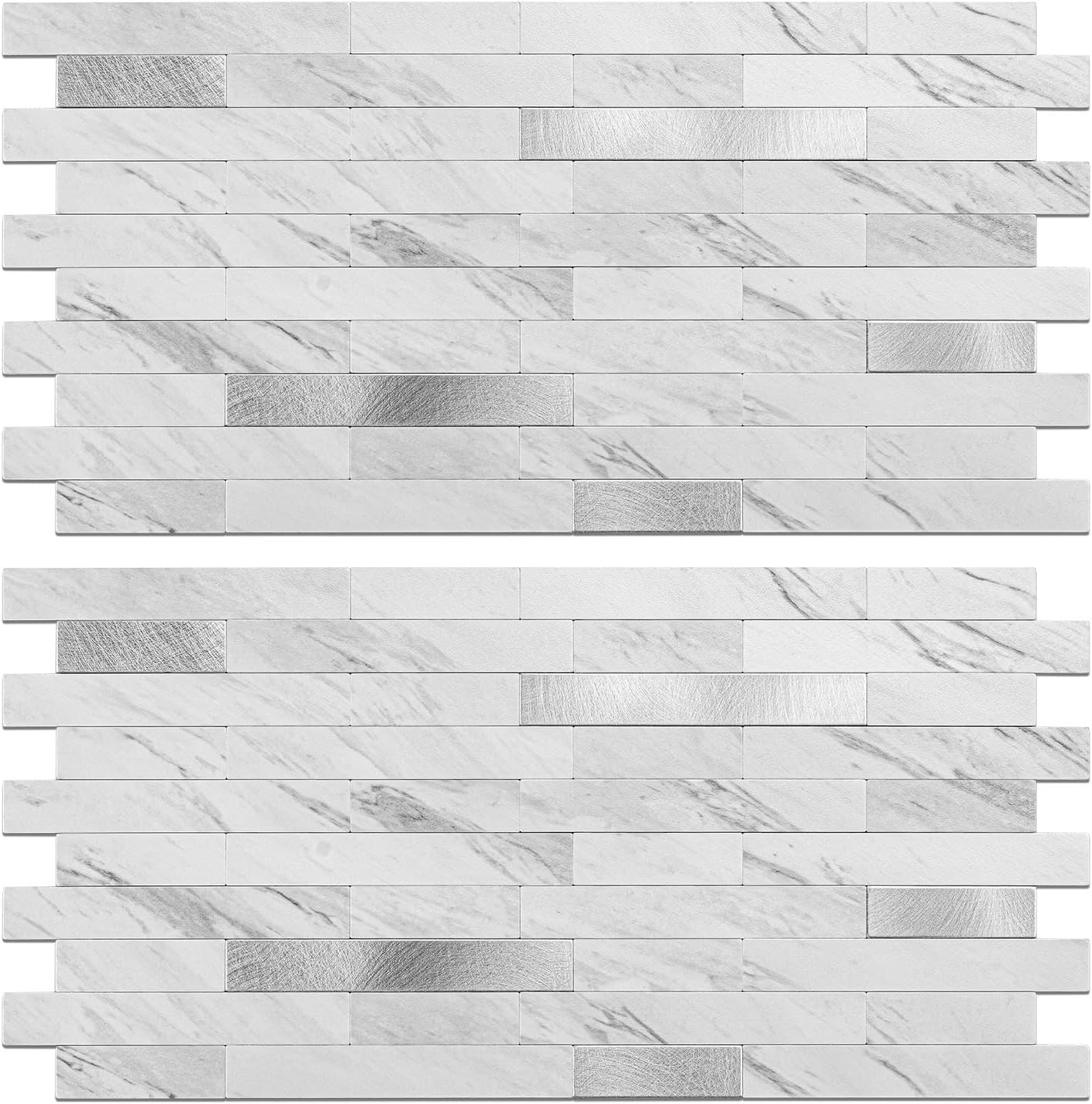 white marble PVC wall tiles - Image 14