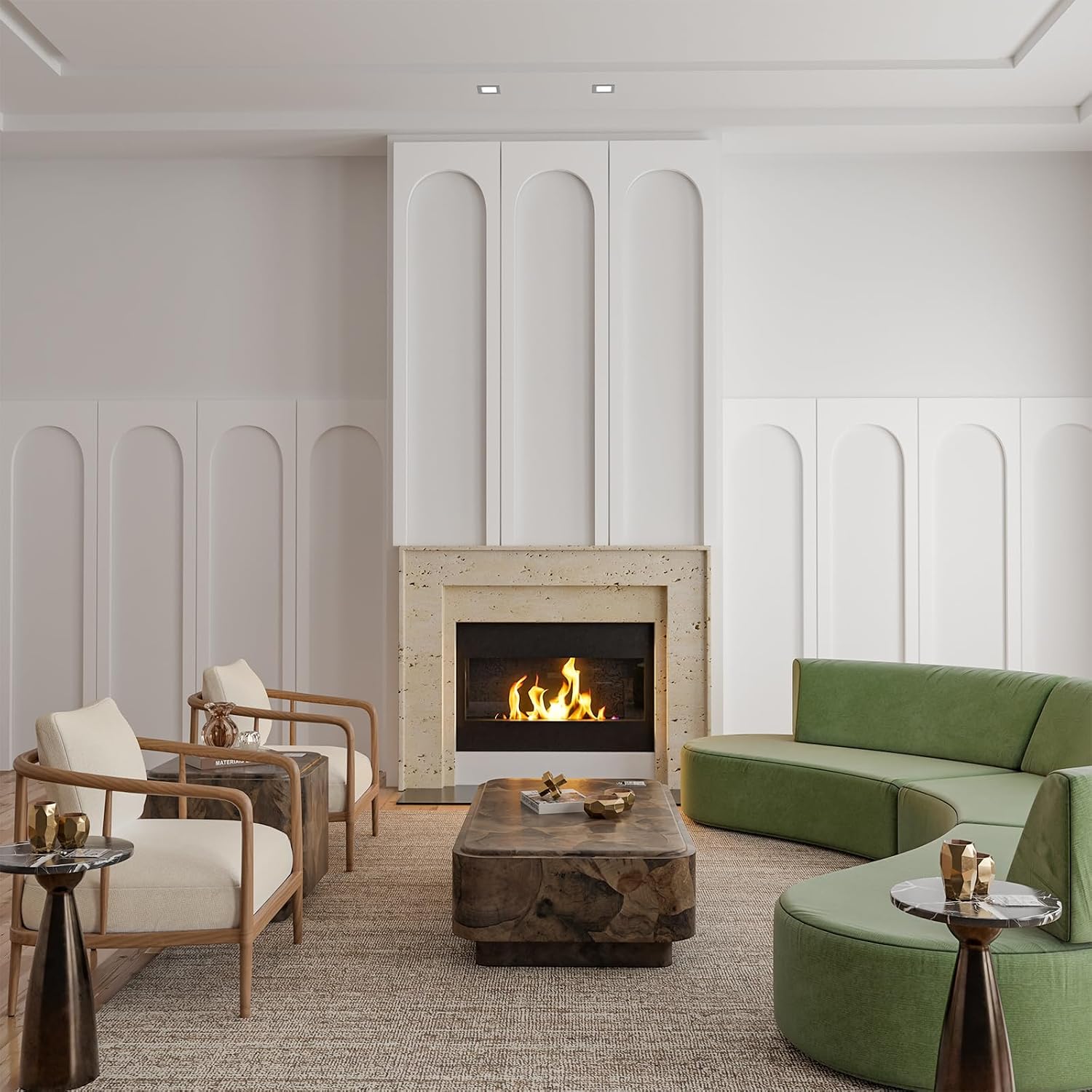 4 set arch MDF wall molding - Image 9