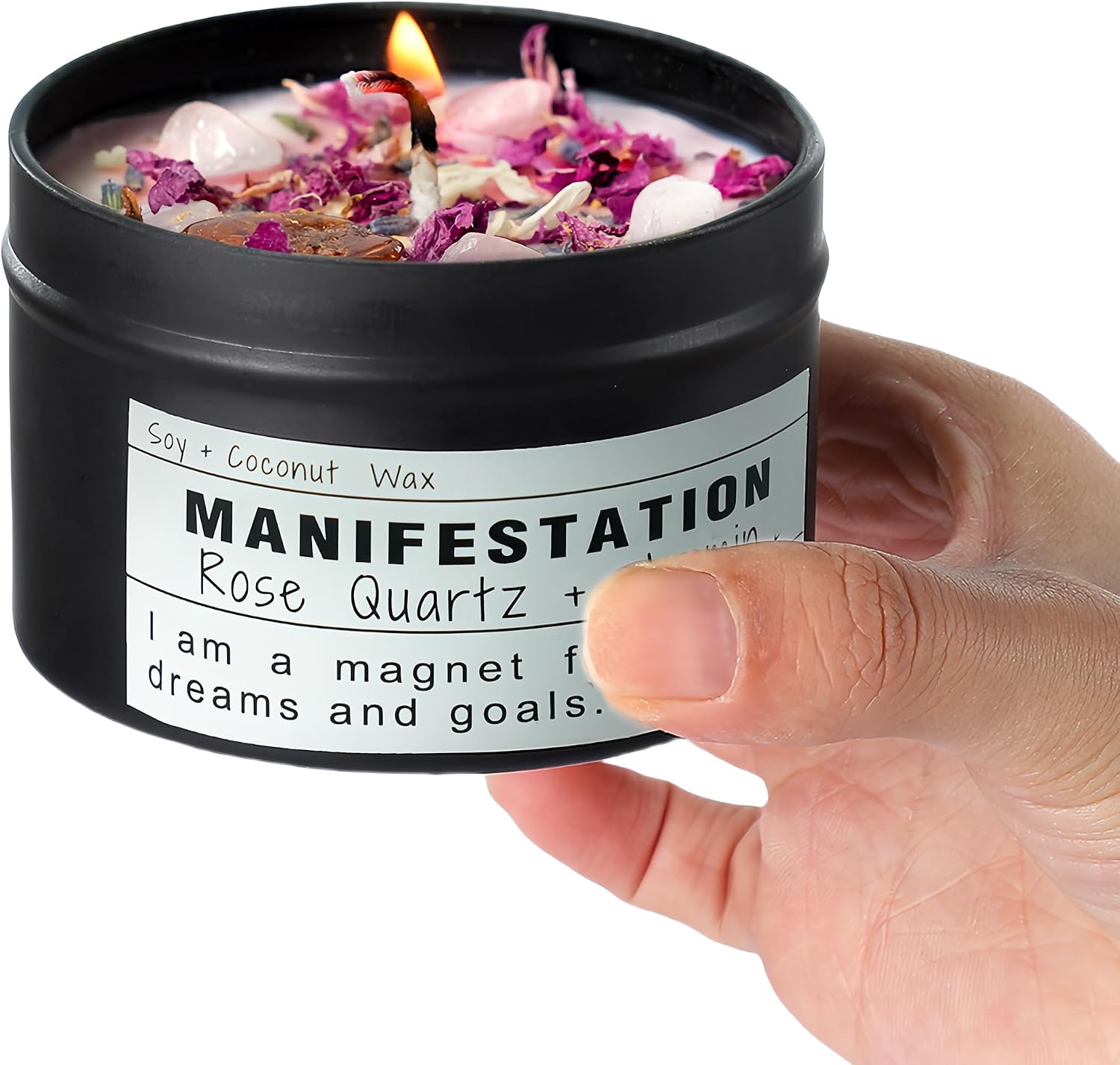 Amber Obsidian Scented Candle Tin - Image 11