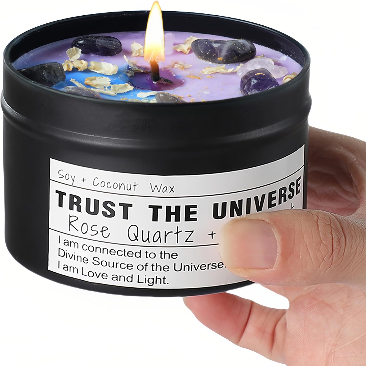 Amber Obsidian Scented Candle Tin - Image 12