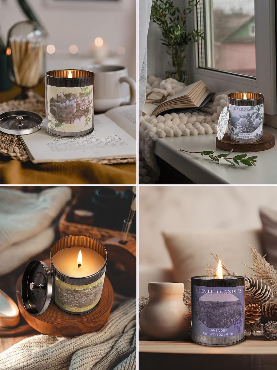 Four-pack Scented Tin Candles - Image 7