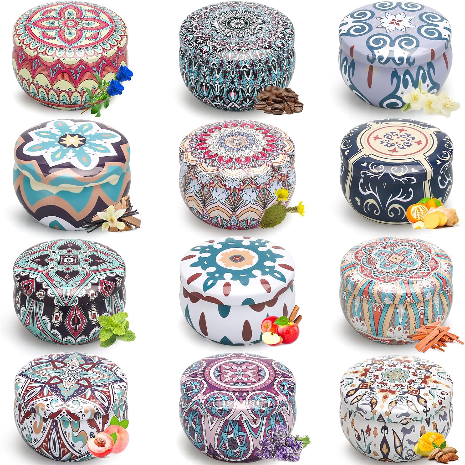 Scented Soy Wax Candles Tins - Image 13