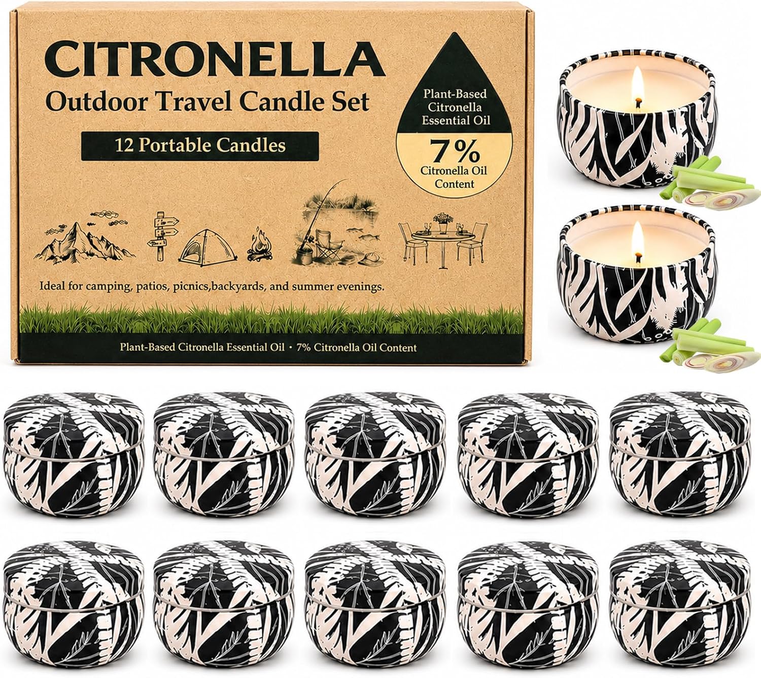 Scented Soy Wax Candles Tins - Image 14