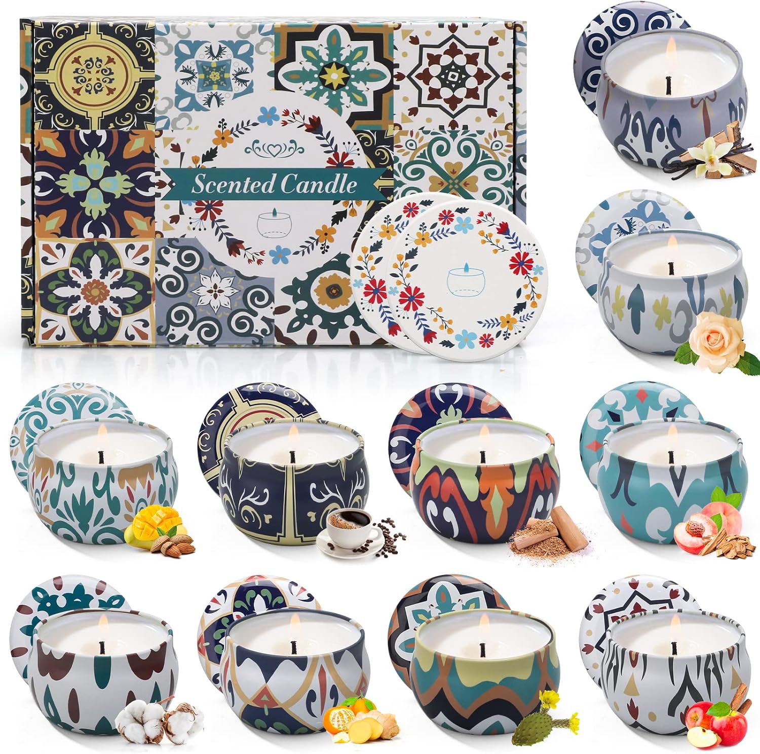 Scented Soy Wax Candles Tins - Image 12
