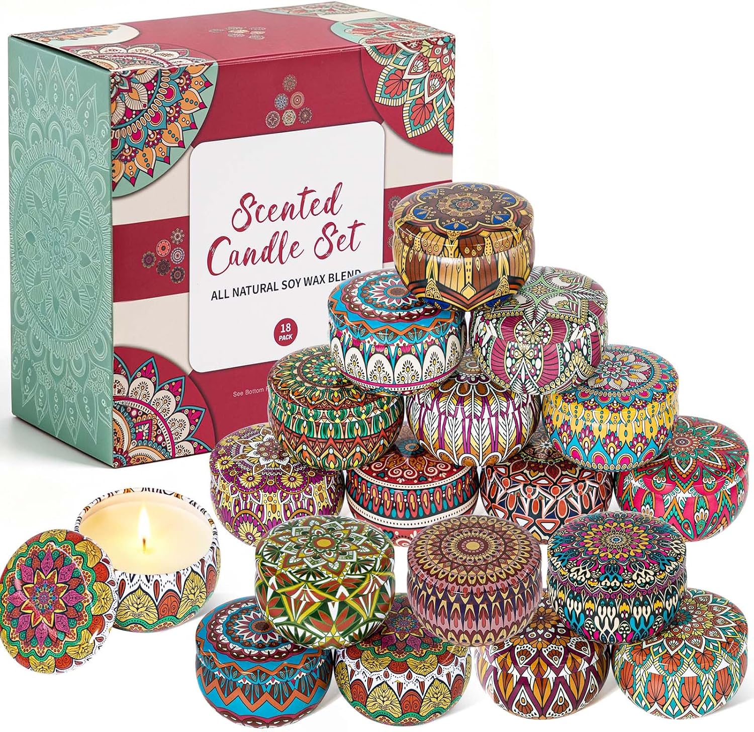 Scented Soy Wax Candles Tins - Image 11