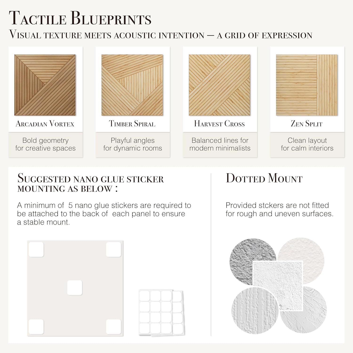Wood Grain Acoustic Panels - 6-Piece - Image 8
