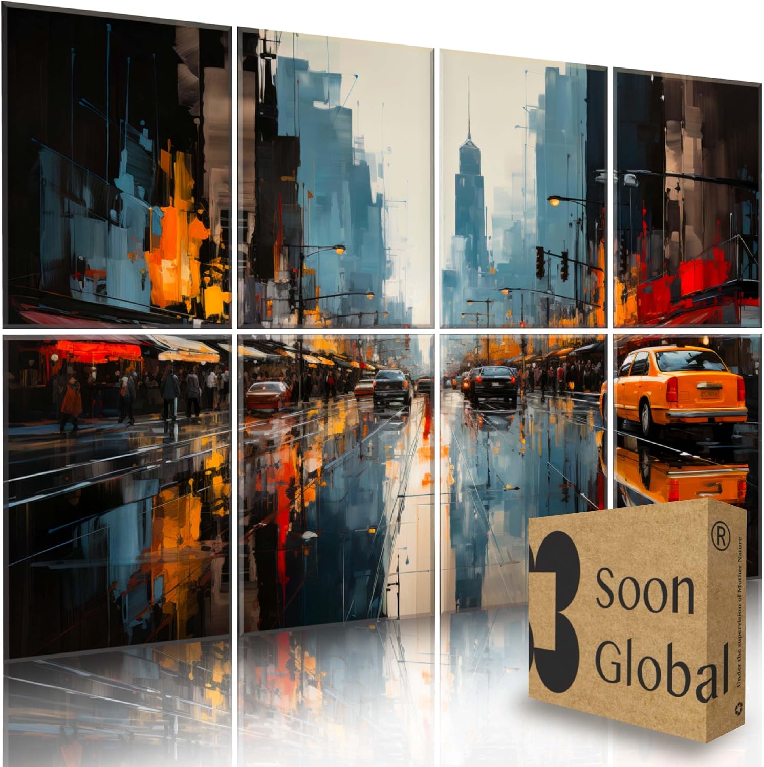 Wood Grain Acoustic Panels - 6-Piece - Image 12