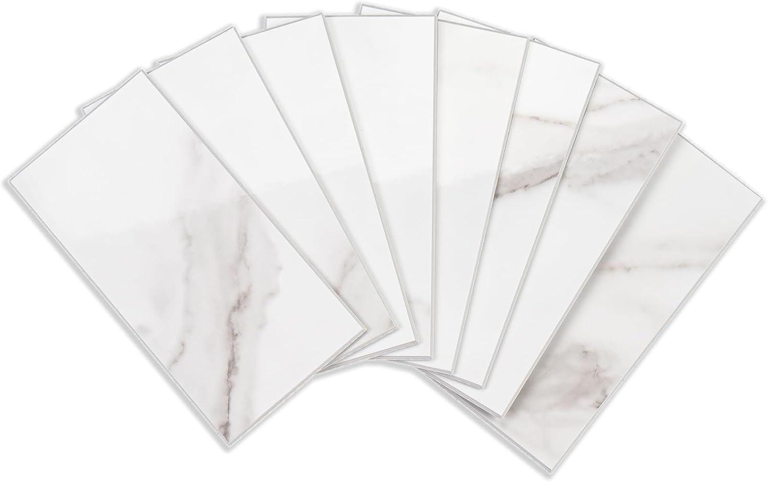 white PVC subway wall tiles - 100-Piece - Image 19
