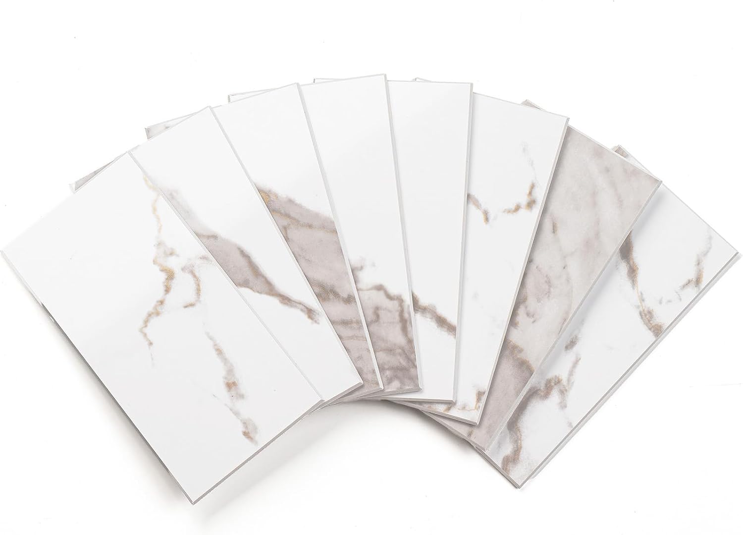 white PVC subway wall tiles - 100-Piece - Image 17